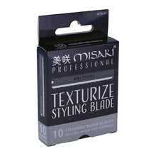 Load image into Gallery viewer, MISAKI Professional Texturize Styling Razor Blades Japanese Steel