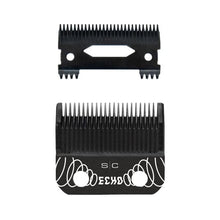 Load image into Gallery viewer, https://stylecraftus.com/media/catalog/product/cache/b50be48194f54833666bd3e560bd3468/f/i/fixed_echo_black_clipper_blade_set-sc545bl-01-2000x2000.jpg