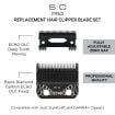 Load image into Gallery viewer, https://stylecraftus.com/media/catalog/product/cache/a82b8eaf3174dab0caac0b2e6e09ae0a/f/i/fixed_echo_black_clipper_blade_set-sc545bl-infographic.jpg