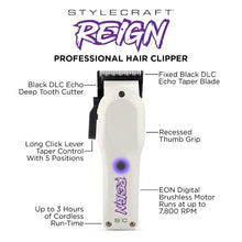 Load image into Gallery viewer, White Style Craft Reign Clipper