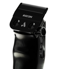 Load image into Gallery viewer, https://cdn.shopify.com/s/files/1/0568/9029/4325/files/562257-recon-clipper-lmc-black-chrome-blade-closeup-angle.webp?v=1775604917
