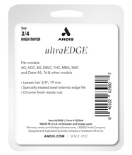 Load image into Gallery viewer, https://cdn-andiswebcontent.azureedge.net/production/images_and_docs/products/63980-ultraedge-size-3-4ths-high-taper-blade-package-back-web.webp
