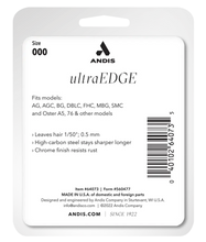 Load image into Gallery viewer, https://cdn-andiswebcontent.azureedge.net/production/images_and_docs/products/64073-ultraedge-size-000-blade-package-back-web.webp
