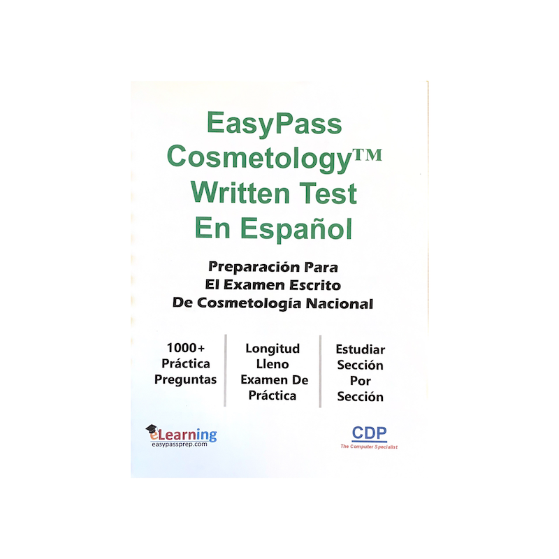 EasyPass Cosmetology Written Book en Español