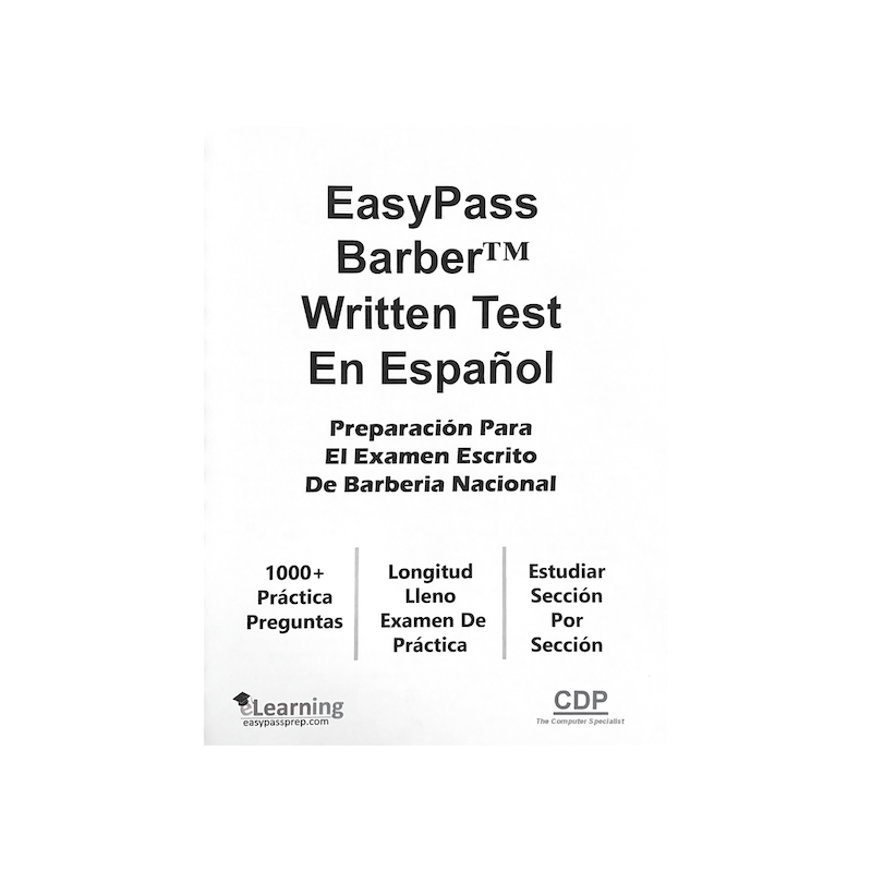 EasyPass Barber Written Book en Español