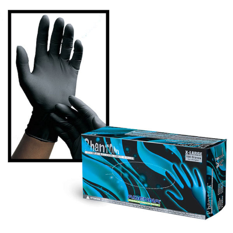 Black Phantom Latex Gloves